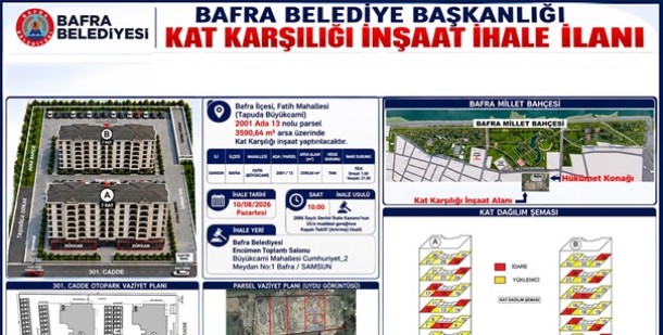 Bafra’da Kazandıracak Proje İçin Geri Sayım Başladı